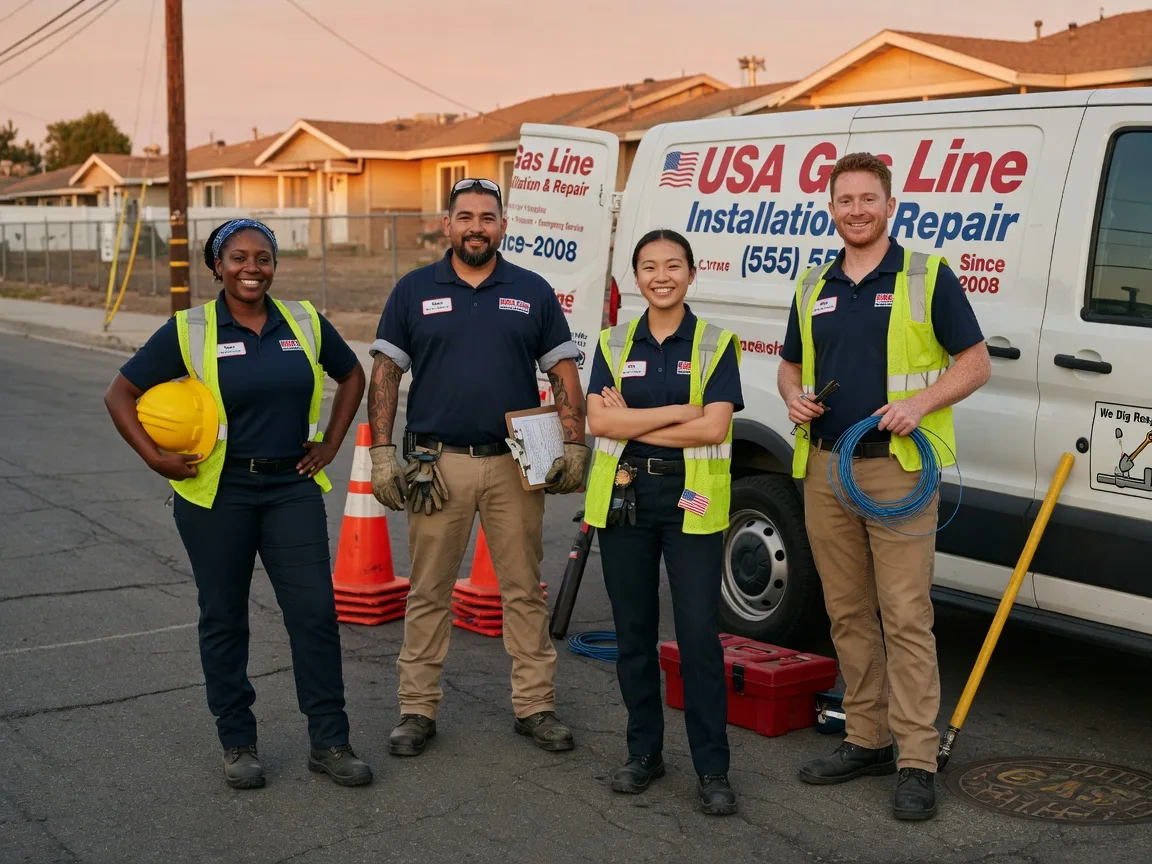 Gas Line Installation company in Romney, IN